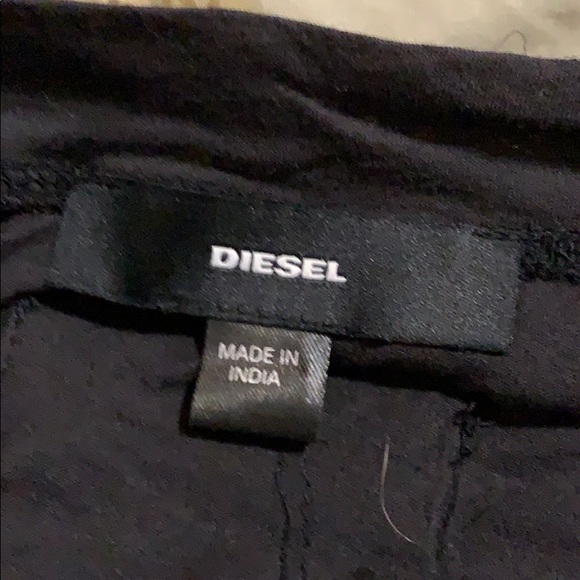 Diesel T-shirt top with one shoulder long - Picture 5 of 7